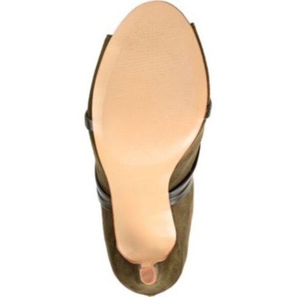 JOURNEE COLLECTION Womens Green Strappy Padded Samara Peep Toe Booties 8 M - Picture 4 of 4